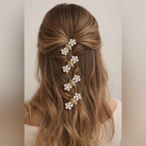 6 piece mini hair clips